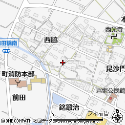 愛知県額田郡幸田町菱池西脇35周辺の地図