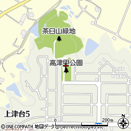 高津甲公園周辺の地図