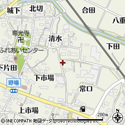 愛知県額田郡幸田町野場常口30周辺の地図