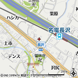 愛知県豊川市長沢町栗原41周辺の地図