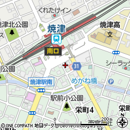 寿司居酒屋 や台ずし 焼津駅南口町周辺の地図