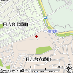 大阪府高槻市日吉台六番町46周辺の地図