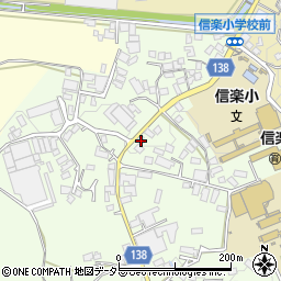滋賀県甲賀市信楽町江田965-3周辺の地図