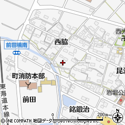 愛知県額田郡幸田町菱池西脇43周辺の地図