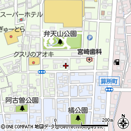 三重県鈴鹿市算所2丁目10-12周辺の地図