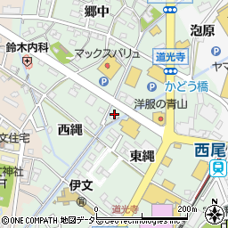 株式会社石匠武田西尾店周辺の地図