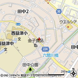 静岡県藤枝市田中周辺の地図