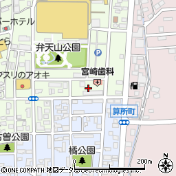 三重県鈴鹿市算所2丁目12周辺の地図