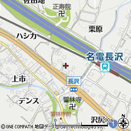 愛知県豊川市長沢町栗原40周辺の地図