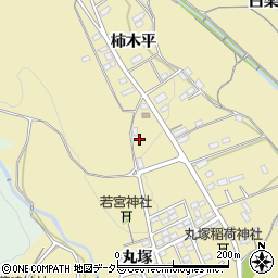 愛知県豊川市東上町柿木平周辺の地図
