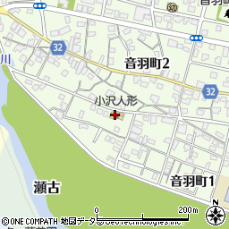 小澤人形店周辺の地図