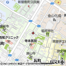 愛知県西尾市大給町90周辺の地図