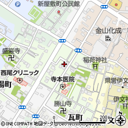 愛知県西尾市大給町91周辺の地図