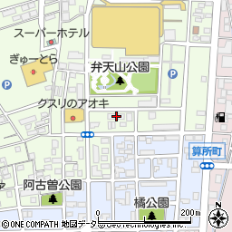 三重県鈴鹿市算所2丁目10-8周辺の地図