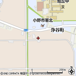 兵庫県小野市広渡町821周辺の地図