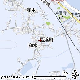 島根県浜田市長浜町和木1080周辺の地図