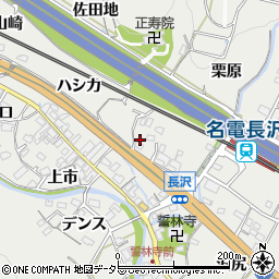 愛知県豊川市長沢町栗原32周辺の地図