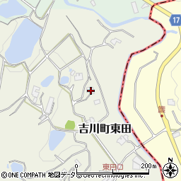 兵庫県三木市吉川町東田1088周辺の地図