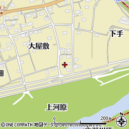 愛知県豊川市東上町大屋敷31周辺の地図