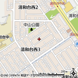 兵庫県川西市清和台西周辺の地図