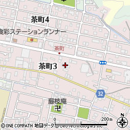 鍵屋の緊急隊・藤枝茶町店周辺の地図