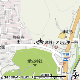 兵庫県川西市平野周辺の地図