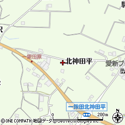 愛知県新城市一鍬田（北神田平）周辺の地図