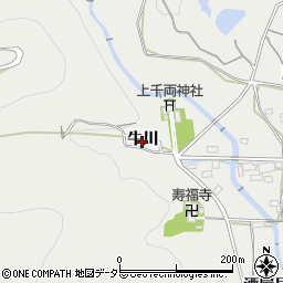 愛知県豊川市千両町（牛川）周辺の地図