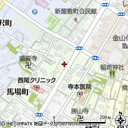 愛知県西尾市大給町110周辺の地図