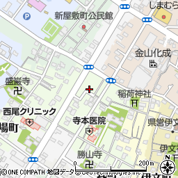 愛知県西尾市大給町114周辺の地図