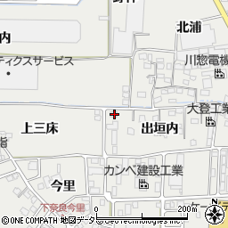 京都府八幡市下奈良出垣内1周辺の地図