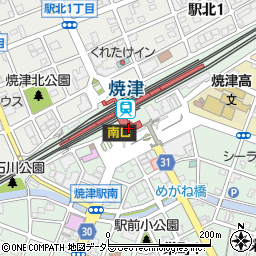 ウエルシア薬局　焼津駅店周辺の地図