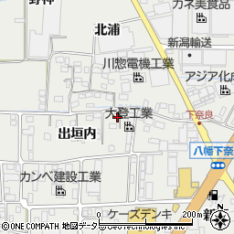 京都府八幡市下奈良出垣内22周辺の地図