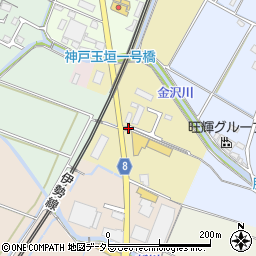 三重県鈴鹿市神戸地子町周辺の地図