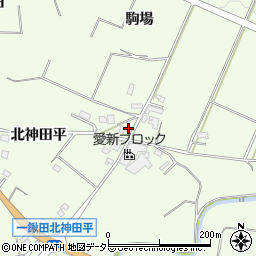愛知県新城市一鍬田北神田平94周辺の地図