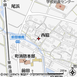 愛知県額田郡幸田町菱池西脇49周辺の地図