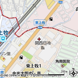 株式会社ニチレイ・ロジスティクス関西　高槻物流センター周辺の地図