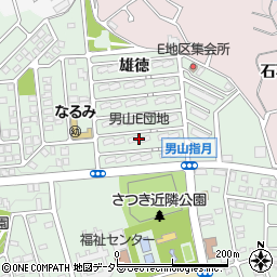 男山Ｅ団地Ｅ５号棟周辺の地図
