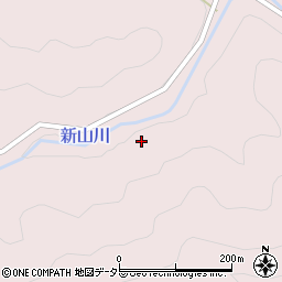 新山川周辺の地図