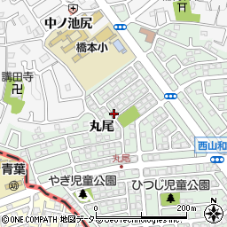 京都府八幡市西山（丸尾）周辺の地図
