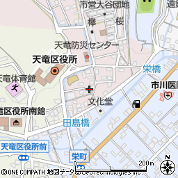静岡県浜松市天竜区大谷43周辺の地図