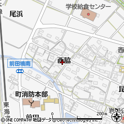 愛知県額田郡幸田町菱池西脇51周辺の地図