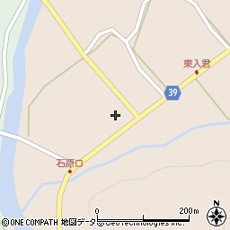 広島県三次市君田町東入君164周辺の地図