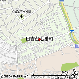 大阪府高槻市日吉台七番町周辺の地図