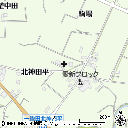 愛知県新城市一鍬田北神田平34周辺の地図