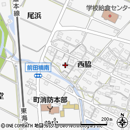 愛知県額田郡幸田町菱池西脇59周辺の地図
