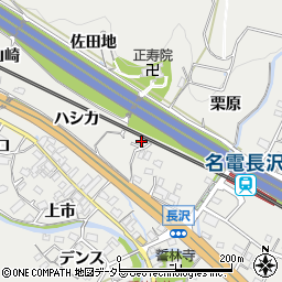 愛知県豊川市長沢町栗原28周辺の地図