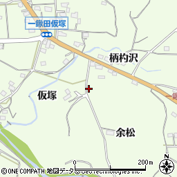 愛知県新城市一鍬田余松周辺の地図