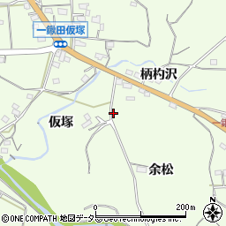 愛知県新城市一鍬田（余松）周辺の地図