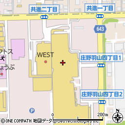 ハニーズ鈴鹿イオンタウン店周辺の地図